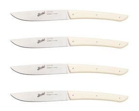 Set coltelli bistecca Color acciaio crema 4 pezzi Berkel