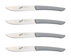 Set coltelli bistecca Color acciaio grigio 4 pezzi Berkel