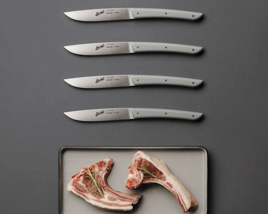 Set coltelli bistecca Color acciaio grigio 4 pezzi Berkel