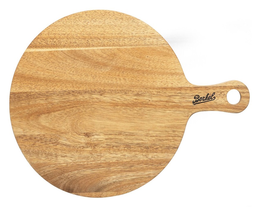 Set formaggi tagliere e coltelli acciaio 4 pezzi Berkel