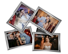 Portafoto multiplo in metallo lucido Selezione Zanolli