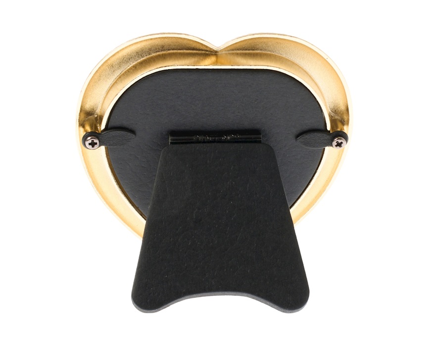 Cornice Cuore in metallo lucido dorato Selezione Zanolli