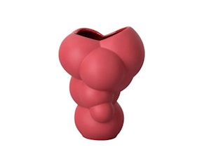 Vaso Skum porcellana ruby Rosenthal