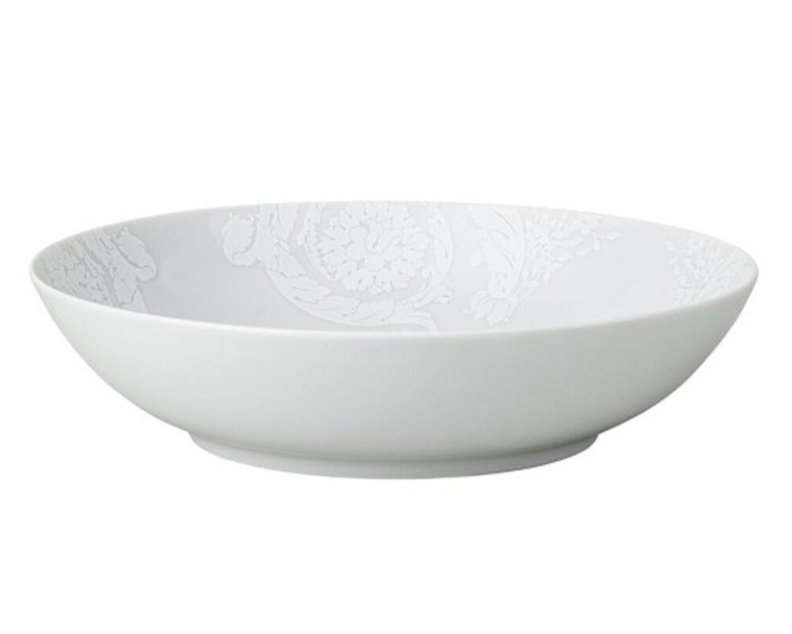 Piatto fondo Barocco 92 bianco porcellana Versace