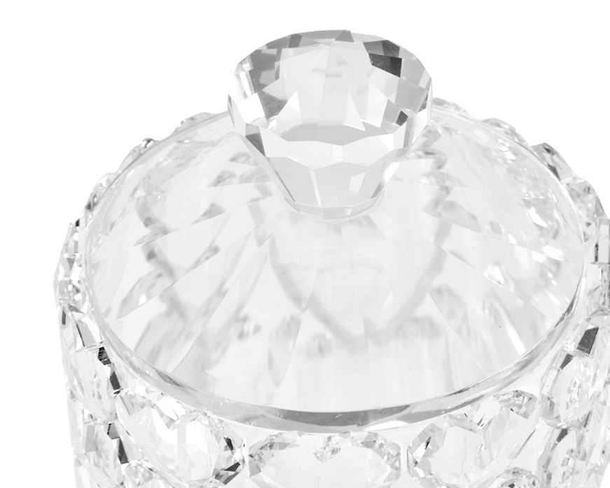 Portagioie Hearts in vetro con decoro cuori Selezione Zanolli