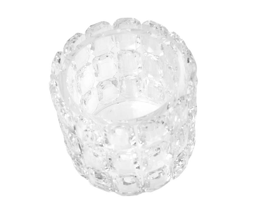 Portagioie Stone in vetro con decoro smeraldo Selezione Zanolli