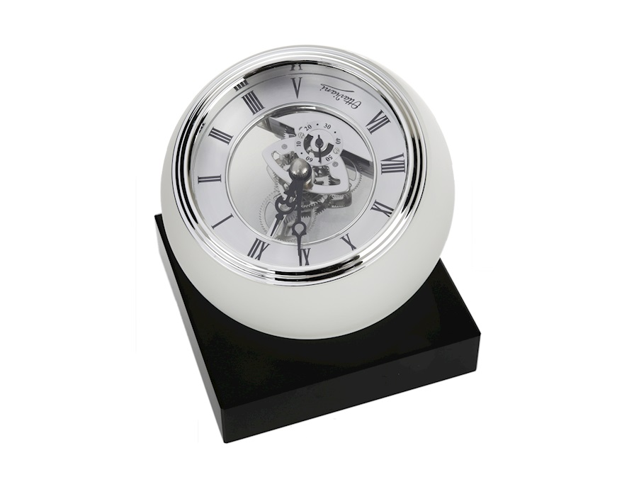 Orologio da tavolo cristallo con movimento a vista Ottaviani