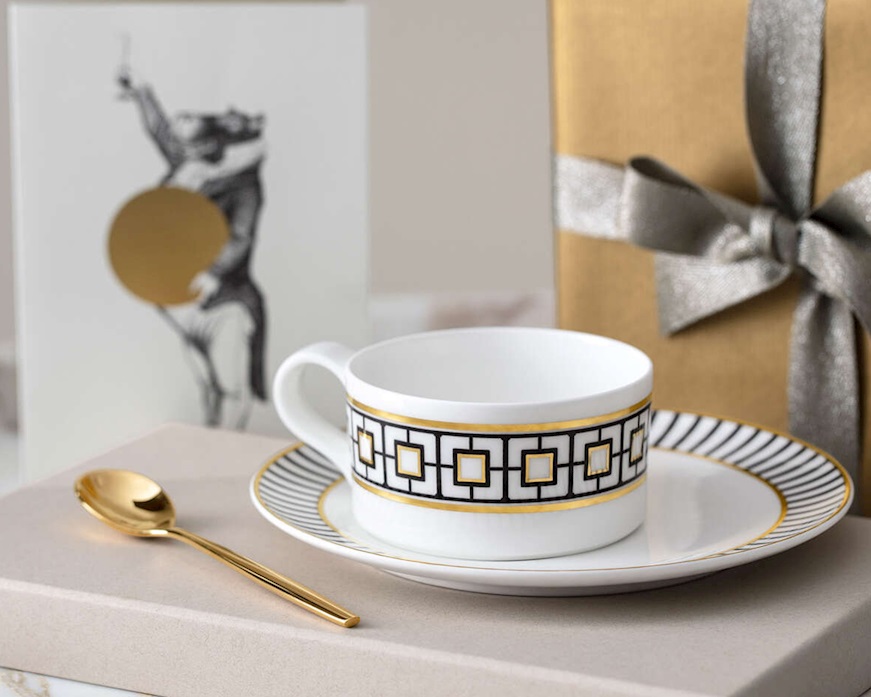 Piatto tazza caffè MetroChic porcellana Villeroy & Boch