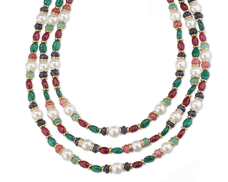 Necklace Unica brass Sovrani
