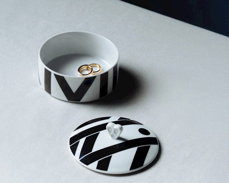Scatola Home Monochrome porcellana Rosenthal