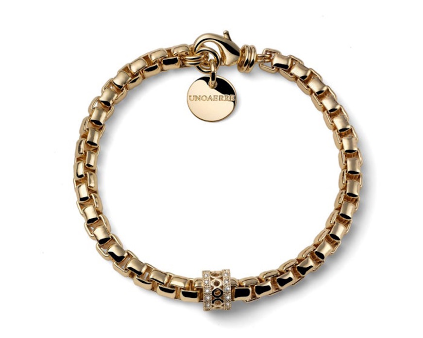 Bracelet Classica in gilded bronze Unoaerre