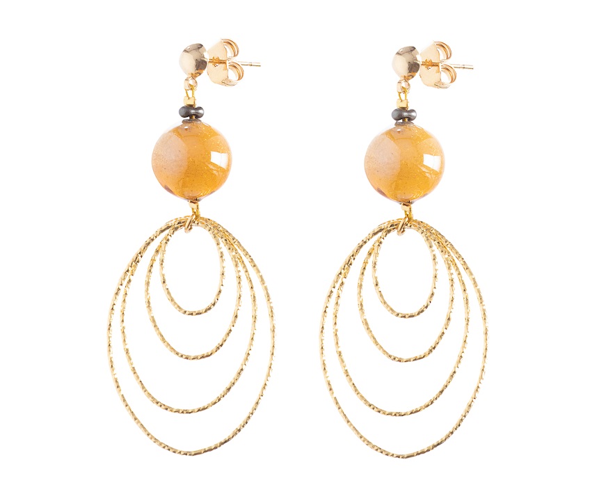 Earrings Aura Murano glass Murrina Murano Venezia