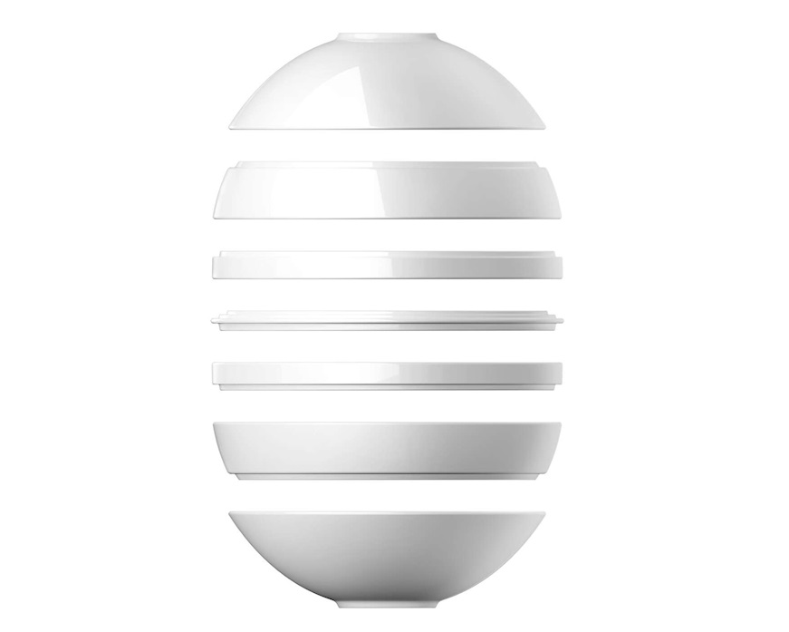 Iconic La Boule porcellana Bianco 7 pezzi Villeroy & Boch