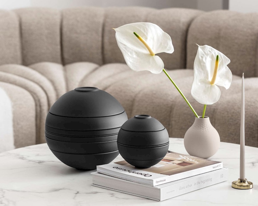 Iconic La Boule porcellana Nero 7 pezzi Villeroy & Boch