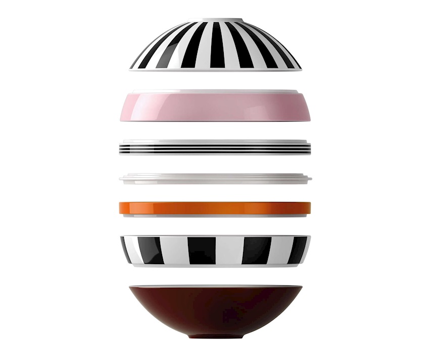Iconic La Boule porcellana Memphis 7 pezzi Villeroy & Boch