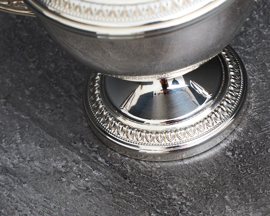 Sugar bowl silver 169 grammi in Empire style Zanolli Vintage