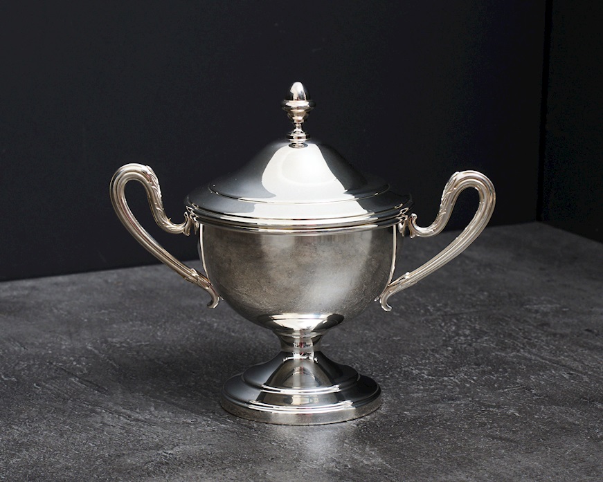 Sugar bowl silver 183 grammi Zanolli Vintage