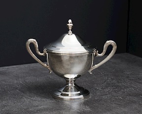 Sugar bowl silver 183 grammi Zanolli Vintage