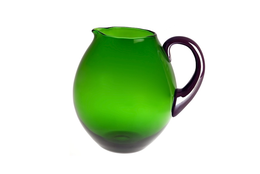 Jug Dandy Murano glass pine green bilberry Nasonmoretti