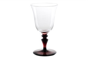 Bicchiere vino 8/77 vetro di Murano violetto Nasonmoretti