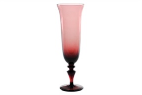 Flute 8/77 Murano glass violet Nasonmoretti