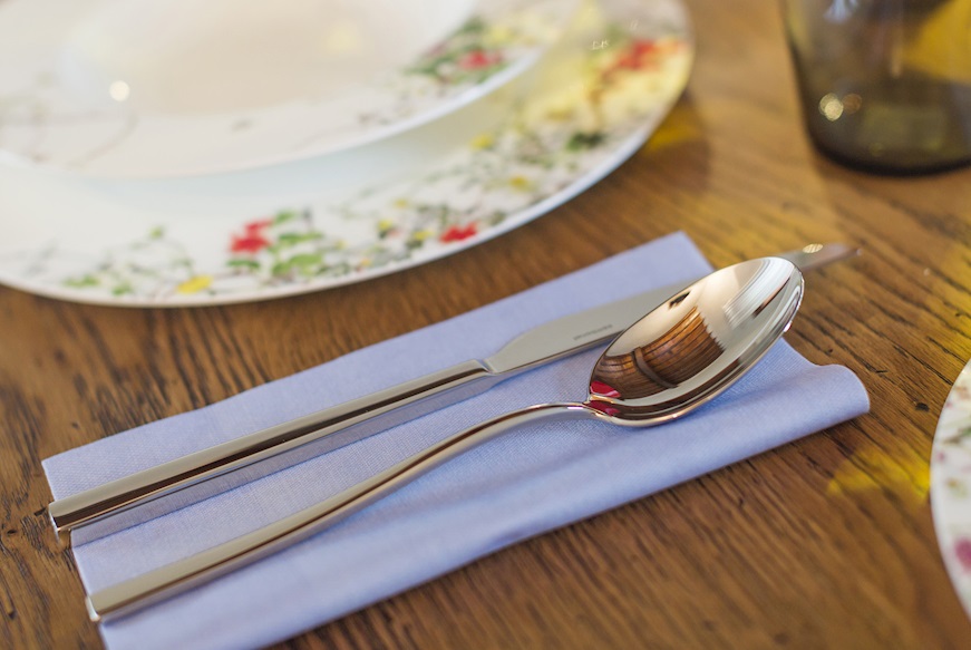 Table spoon Linea Q steel Sambonet