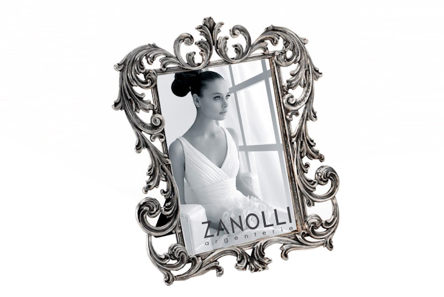 Picture frame silver in Baroque style Selezione Zanolli