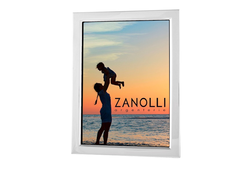 Picture frame silver with shiny band Selezione Zanolli