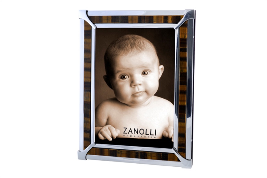 Picture frame Tiger's Eye silver Selezione Zanolli