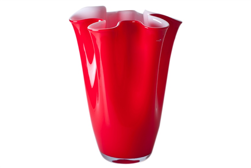 Vase Wave red Onlylux