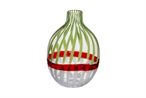 Vase Singleflower Italia Murano glass Carlo Moretti