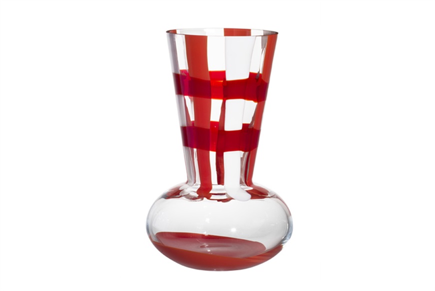 Vase Troncosfera Scozia Murano glass Carlo Moretti