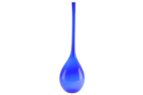 Vaso Bolle vetro di Murano blu Nasonmoretti