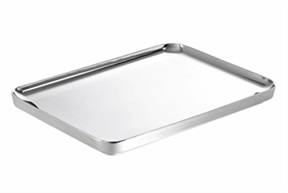 Rectangular tray T-Light steel Sambonet