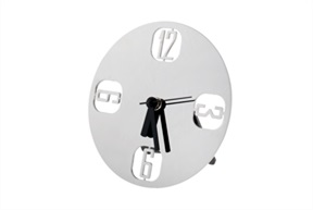 Table clock steel Selezione Zanolli