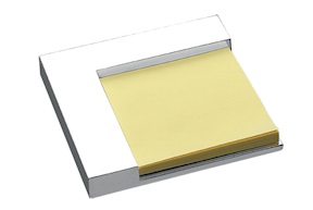 Porta biglietti adesivi silver plated Selezione Zanolli