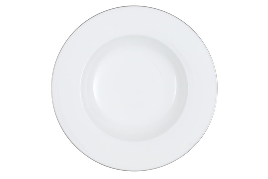 Soup plate Anmut Platinum n.1 porcelain Villeroy & Boch