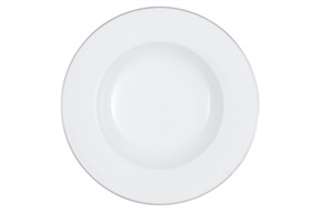 Soup plate Anmut Platinum n.1 porcelain Villeroy & Boch