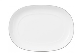 Pickle dish Anmut Platinum n.1 porcelain Villeroy & Boch