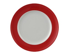 Dessert plate Sunny Day New Red porcelain Thomas