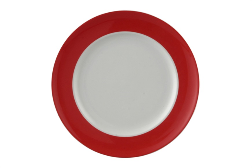 Dessert plate Sunny Day New Red porcelain Thomas
