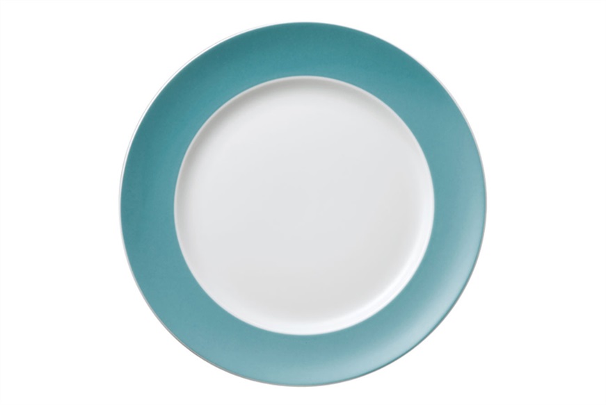 Dinner plate Sunny Day Turquoise porcelain Thomas