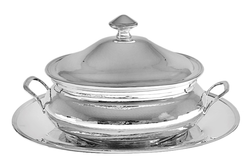 Platter silver in English style Selezione Zanolli