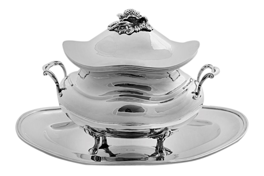 Plate silver in Baroque style Selezione Zanolli