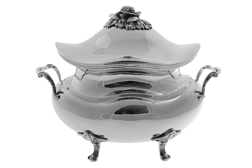 Zuppiera argento in stile Barocco Selezione Zanolli