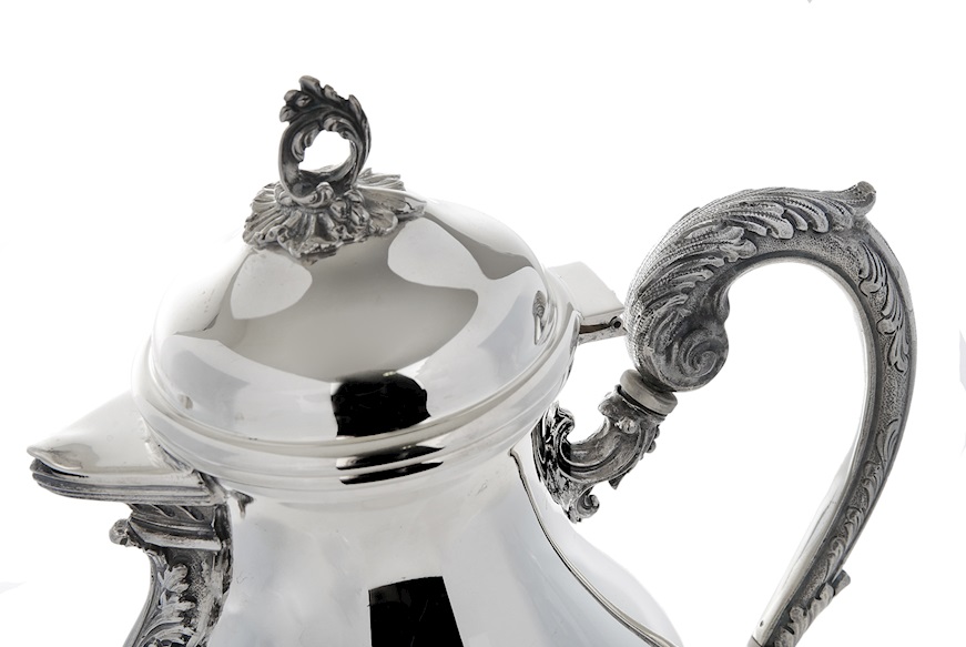 Coffee set silver 4 pieces Selezione Zanolli