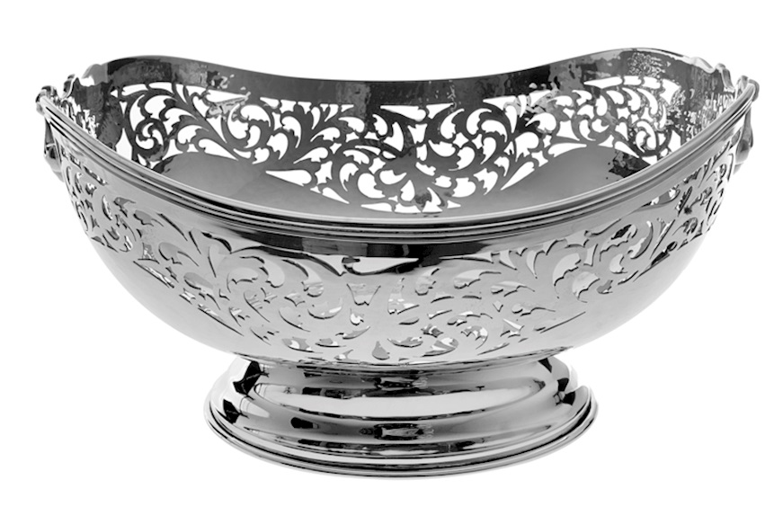Centerpiece silver pierced Selezione Zanolli