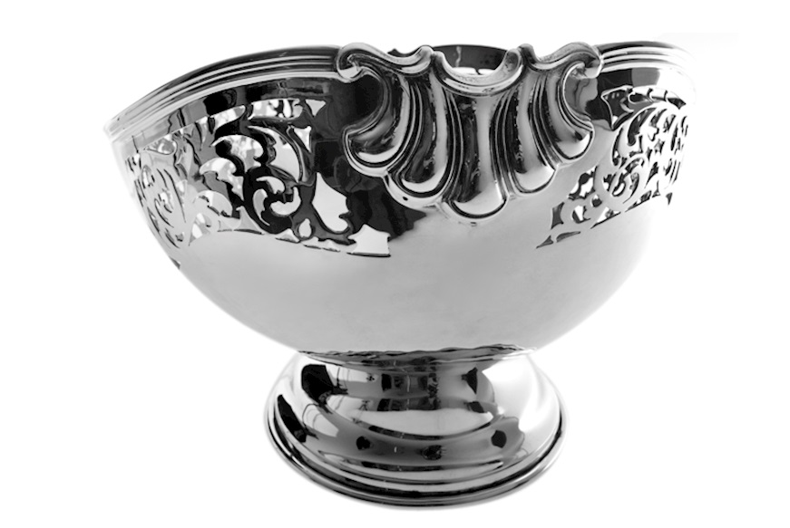 Centerpiece silver pierced Selezione Zanolli