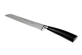 Coltello da pane Colour acciaio nero Del Ben