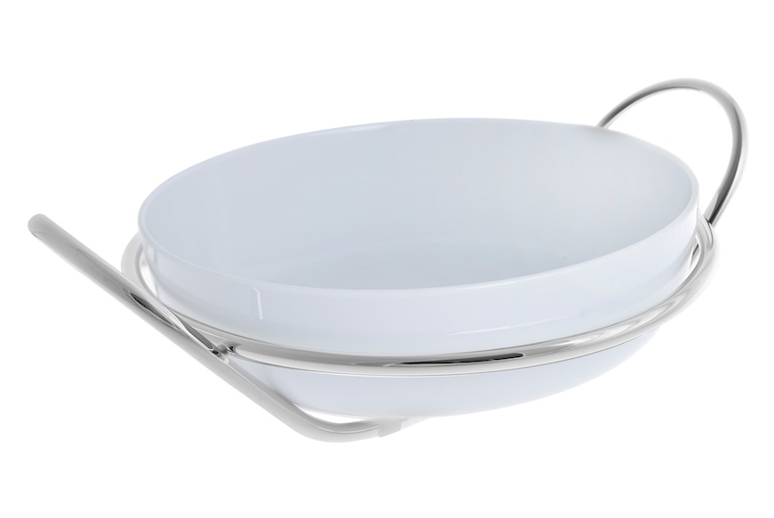 Salad bowl silver plated Selezione Zanolli